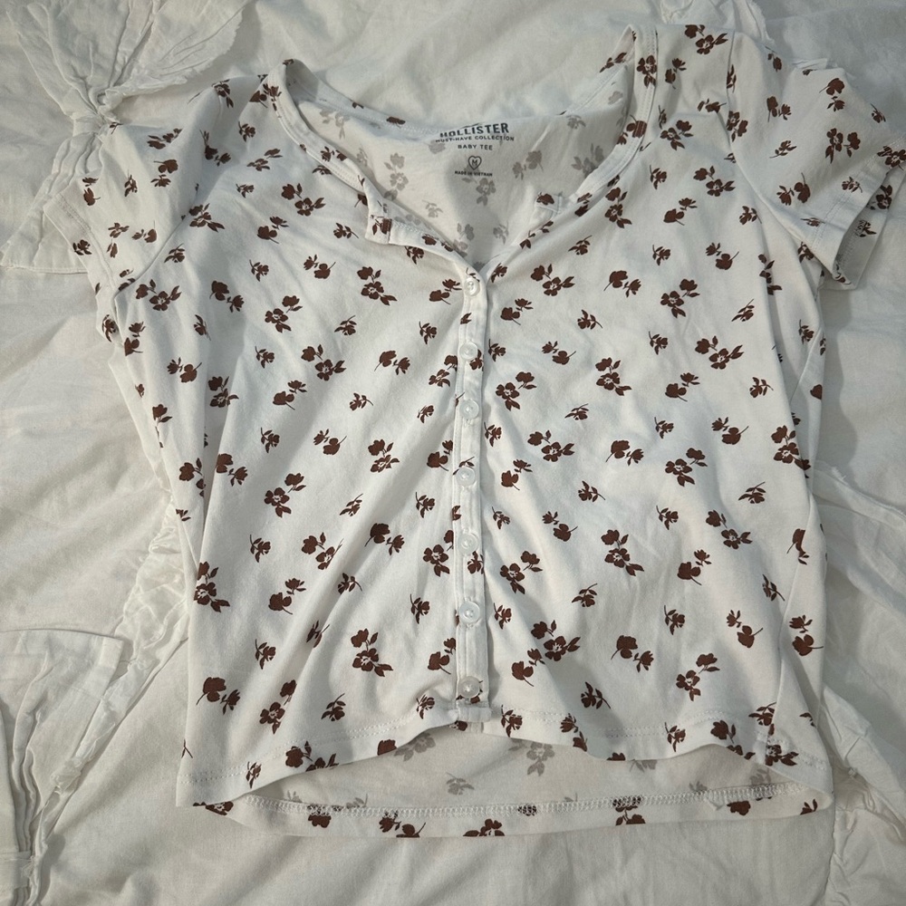Floral Hollister Blouse